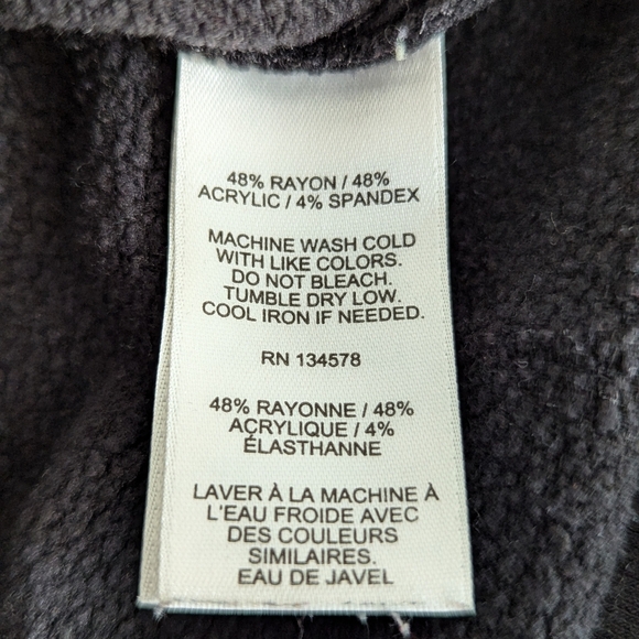 VINEYARD VINES Women's Black Hoodie Sweatshirt Size Small GUC - Picture 3 of 8